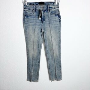 White House Black Market Jeans Womens 0 High Rise Slim Crop Sculpt Slit Slim J